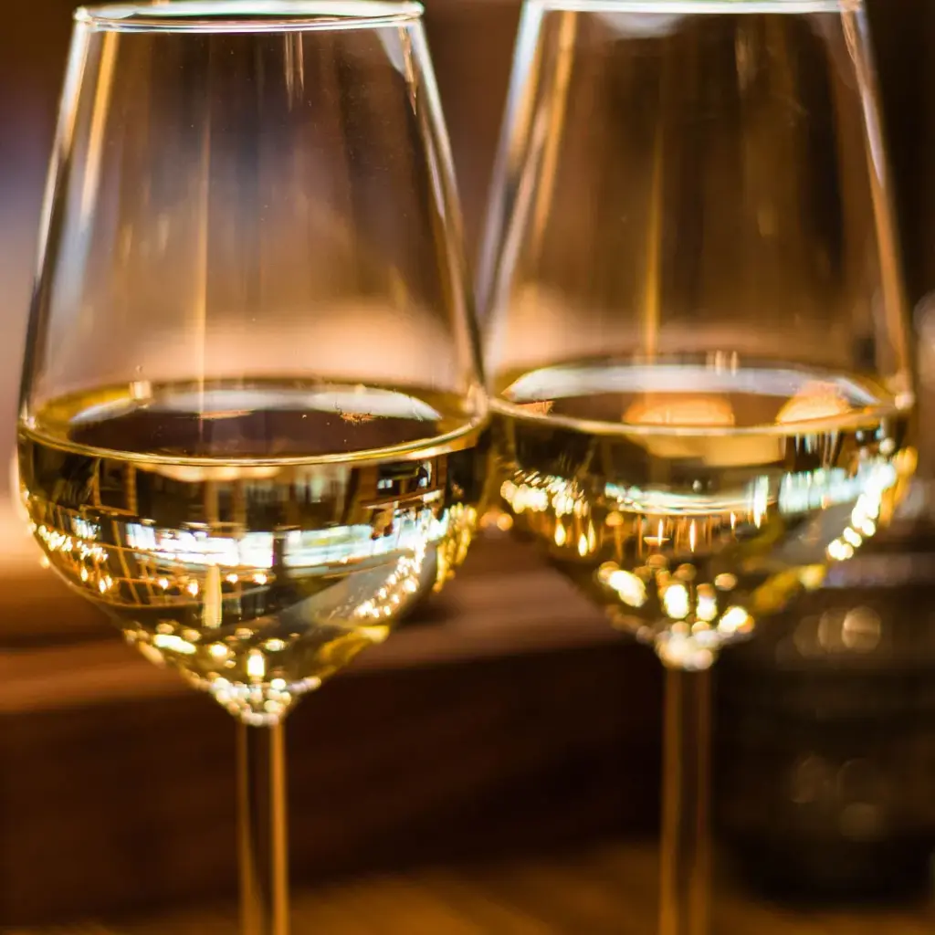 White wine glass